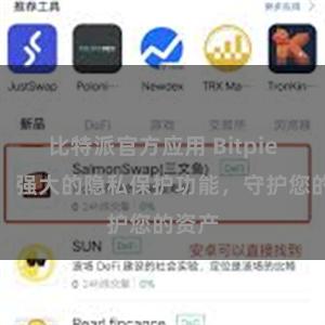 比特派官方应用 Bitpie钱包：强大的隐私保护功能，守护您的资产