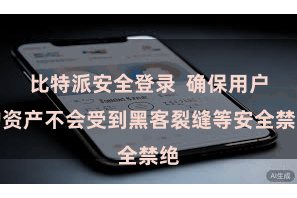 比特派安全登录  确保用户的资产不会受到黑客裂缝等安全禁绝