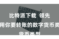 比特派下载  领先聘用你要转账的数字货币类型