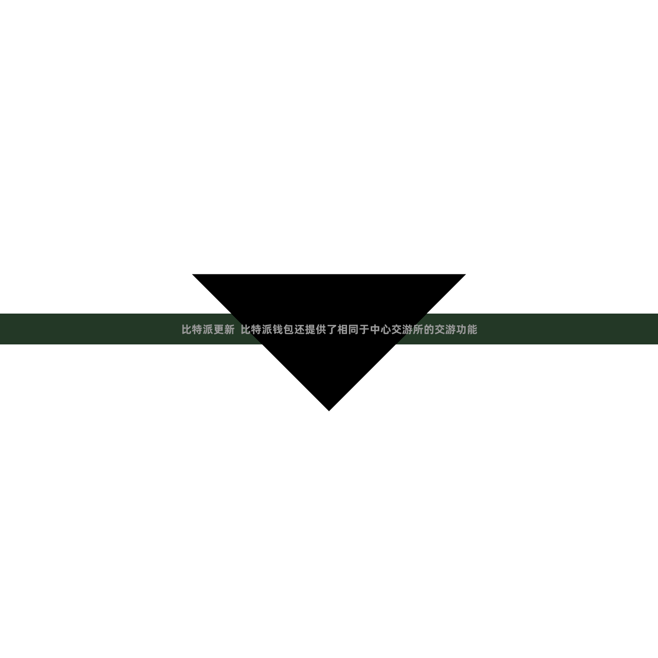 比特派更新 比特派钱包还提供了相同于中心交游所的交游功能
