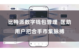 比特派数字钱包管理  匡助用户把合手市集脉搏