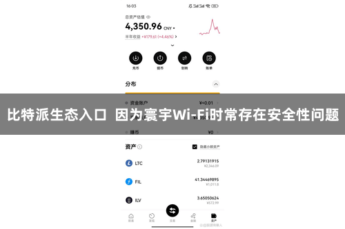比特派生态入口  因为寰宇Wi-Fi时常存在安全性问题