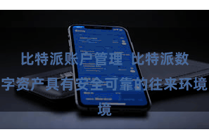 比特派账户管理  比特派数字资产具有安全可靠的往来环境