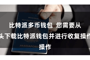 比特派多币钱包  您需要从头下载比特派钱包并进行收复操作